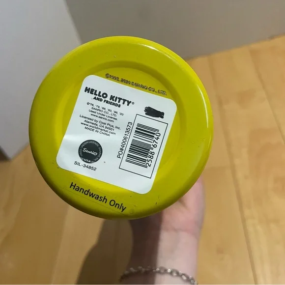 New Sanrio badtz maru yellow stainless steel bottle - Picture 3 of 4